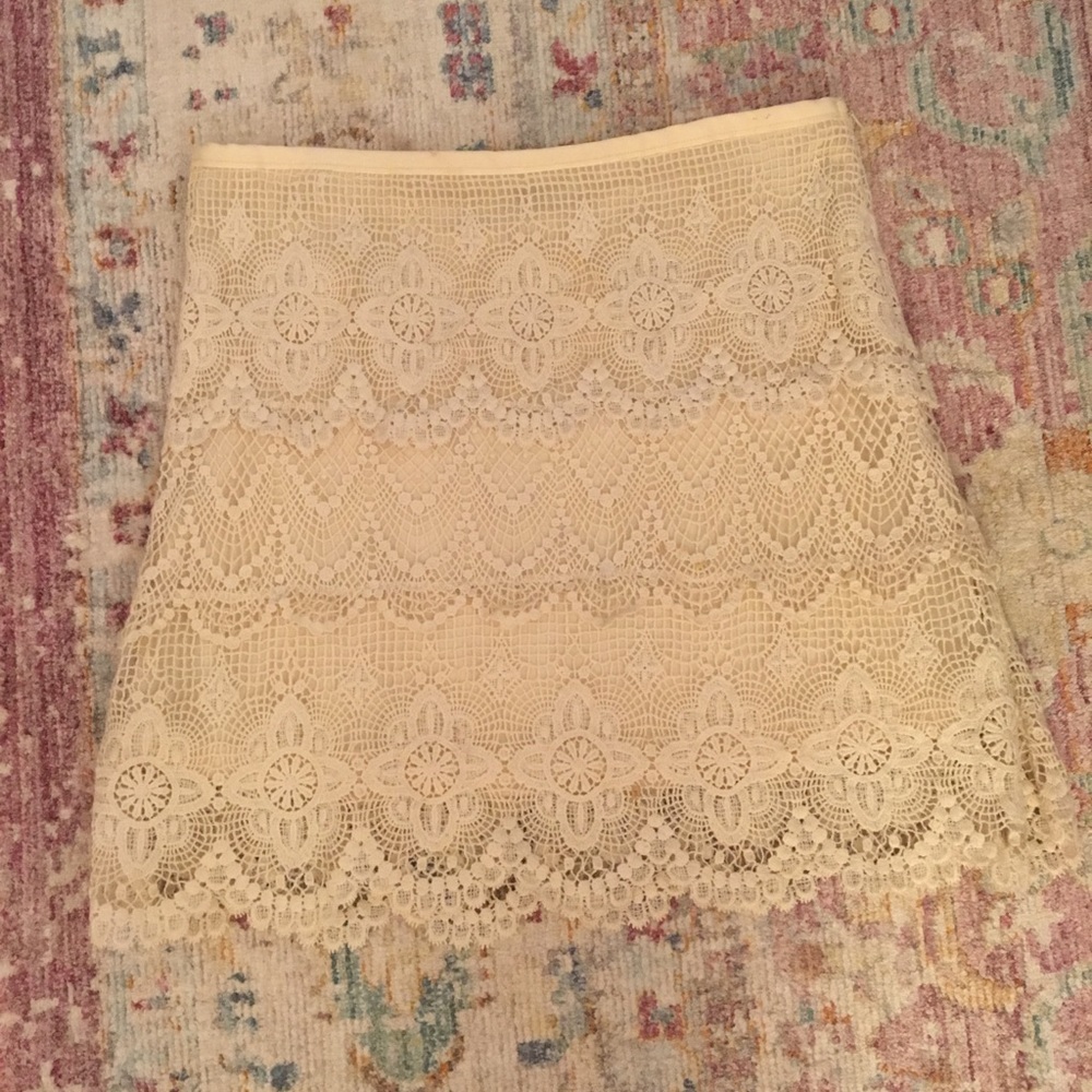 Crochet Mini Skirt